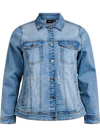 Denim jacket with a classic cut