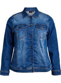 Denim jacket with a classic cut