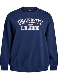 Sweatshirt with text print