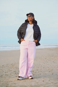 Water-repellent black lightweight jacket, , Model