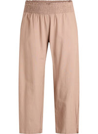 Smock pants with linen